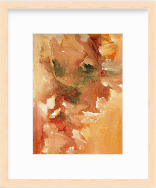 waiting | original on canvas framed